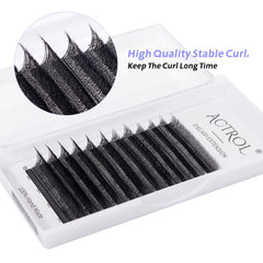 ACTROL 4D W Lashes upgraded root design for firmer lash adhesion.