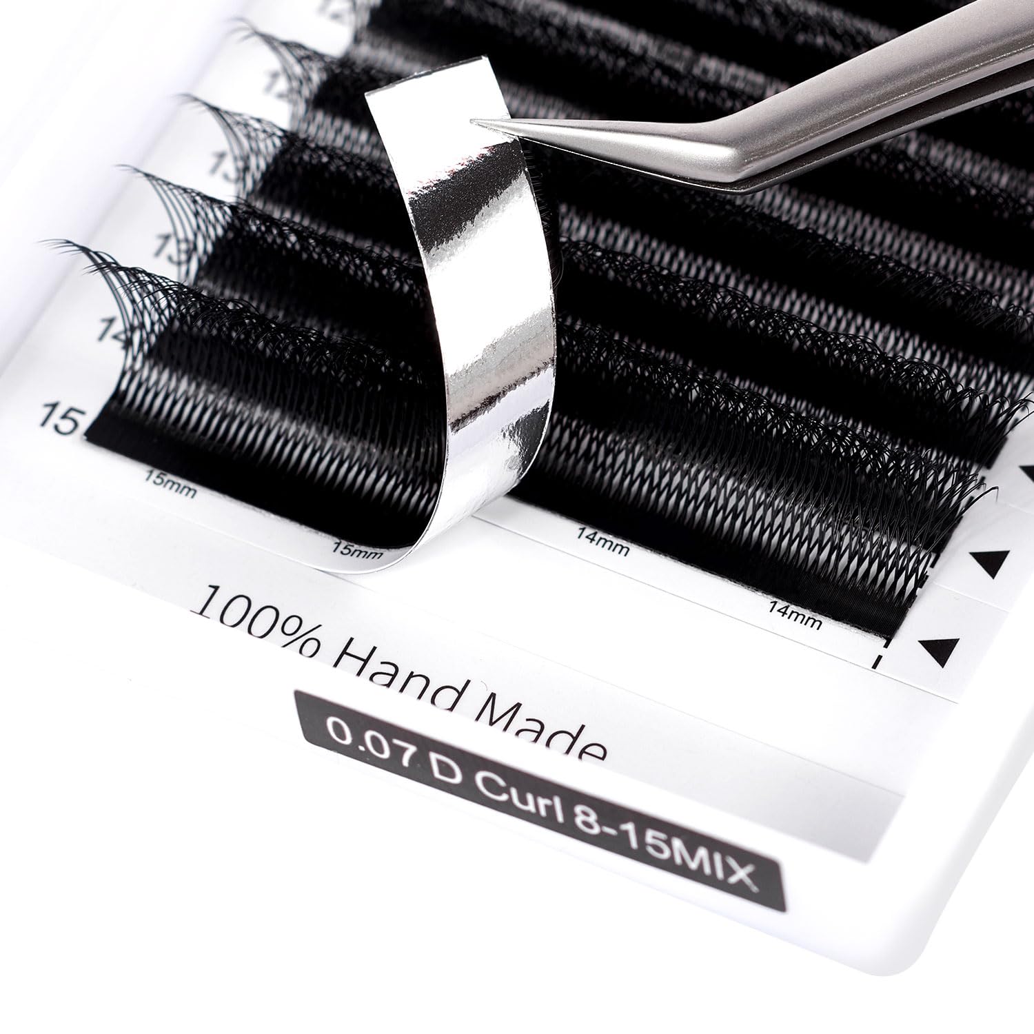 ACTROL W mixed-length tray 8-15mm for customized lash volume
