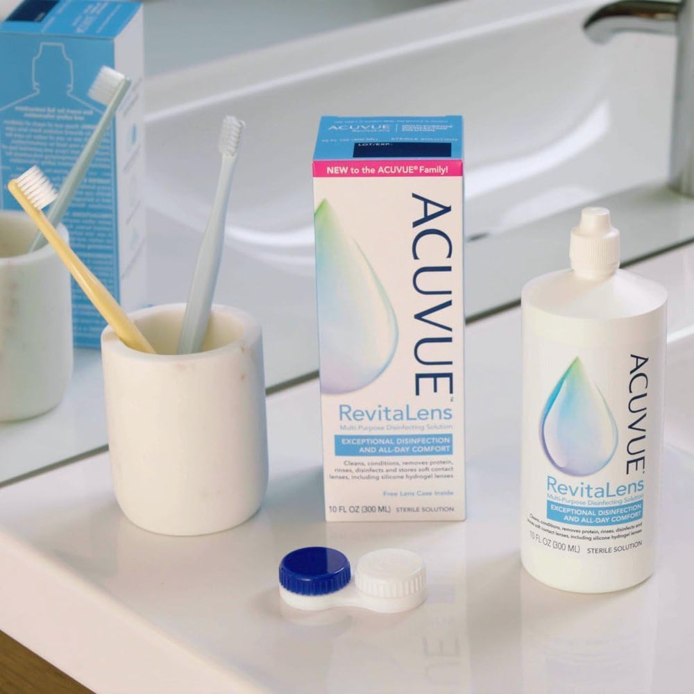 Two-pack ACU vue Revita solution bottles
