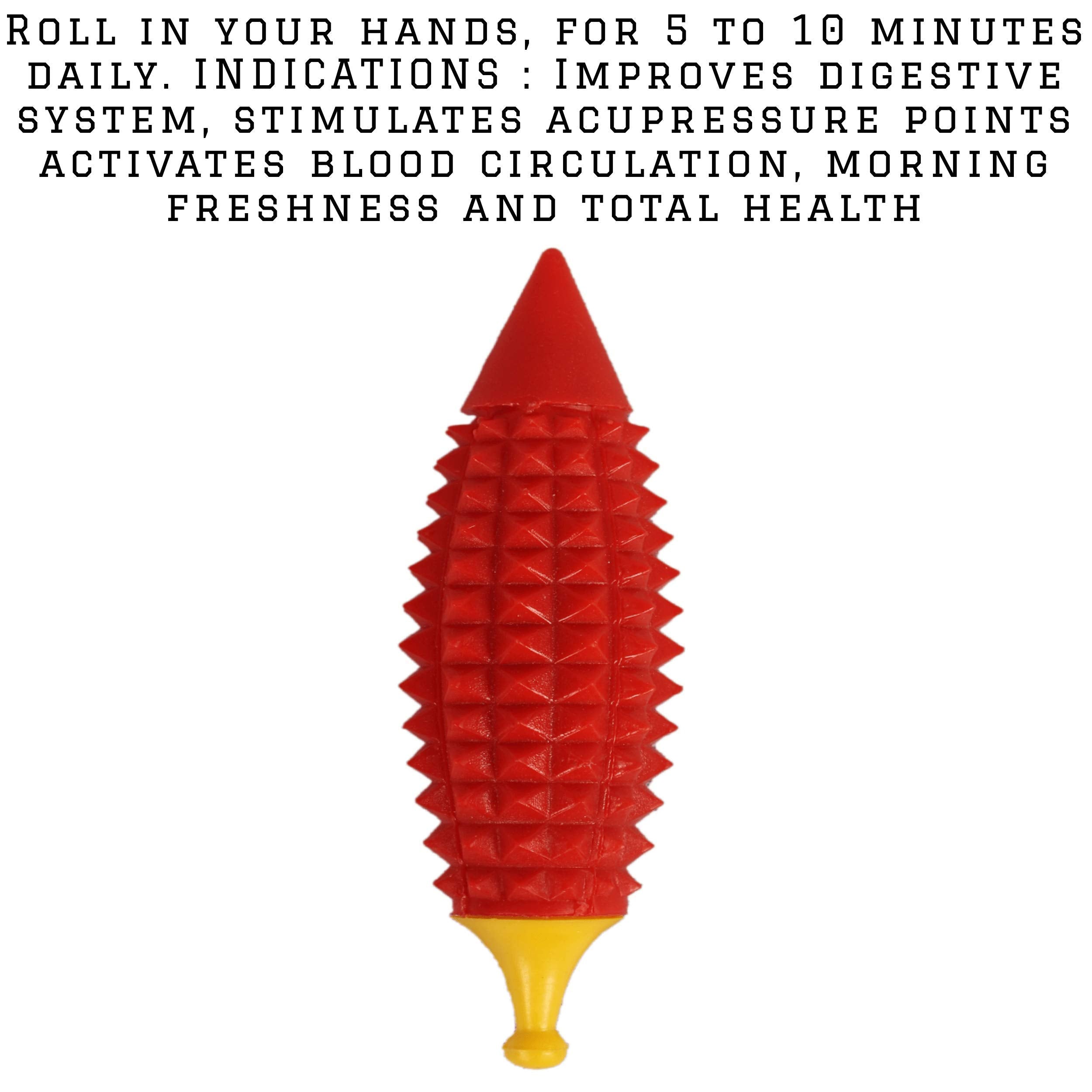 Wooden Jimmy acupressure tool with spikes