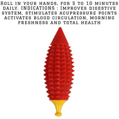 Wooden Jimmy acupressure tool with spikes