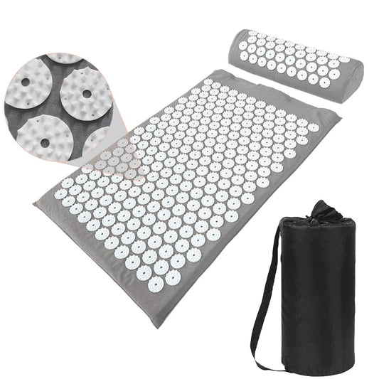 Front view of gray Acupressure Mat