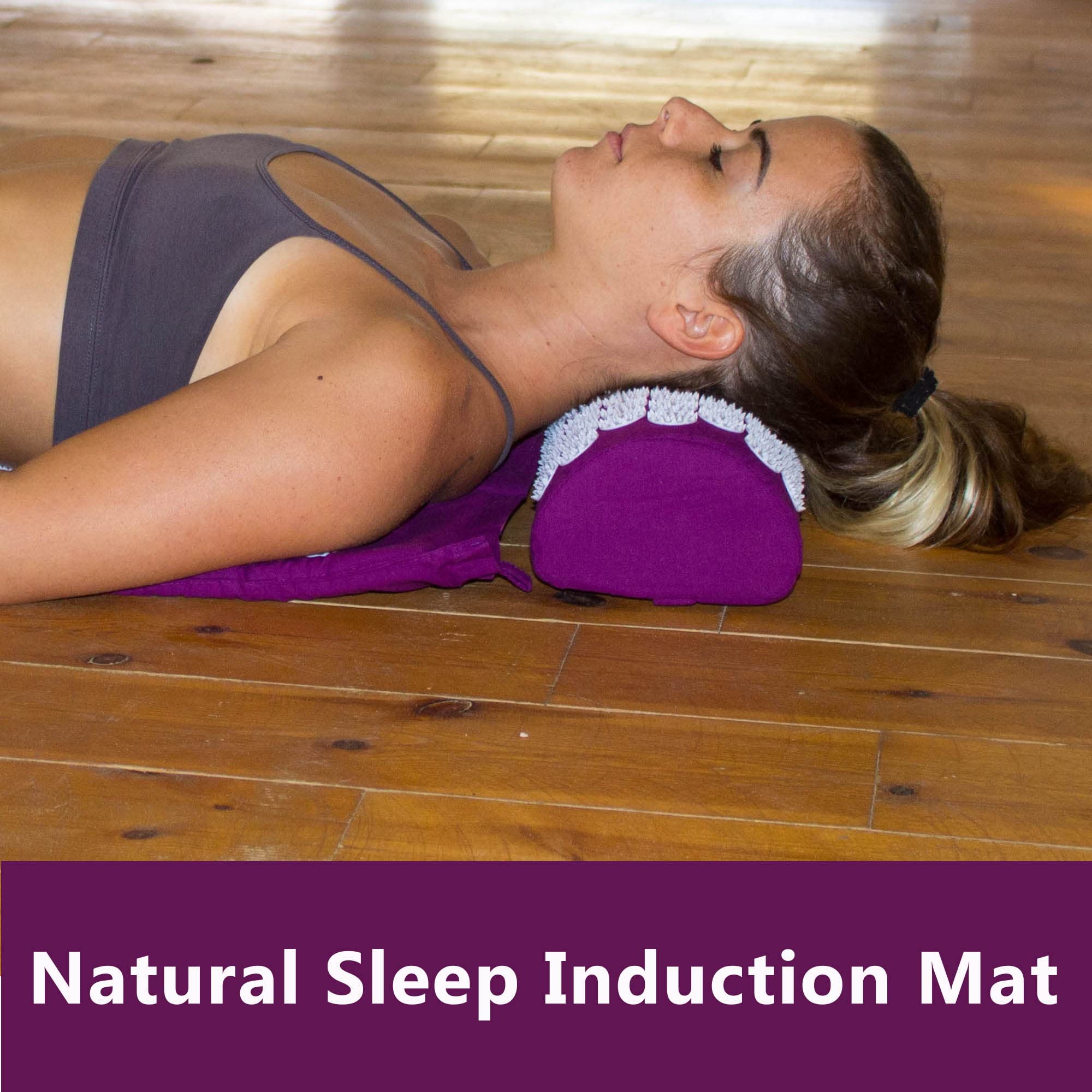 Extended 29-inch acupressure mat setup for use