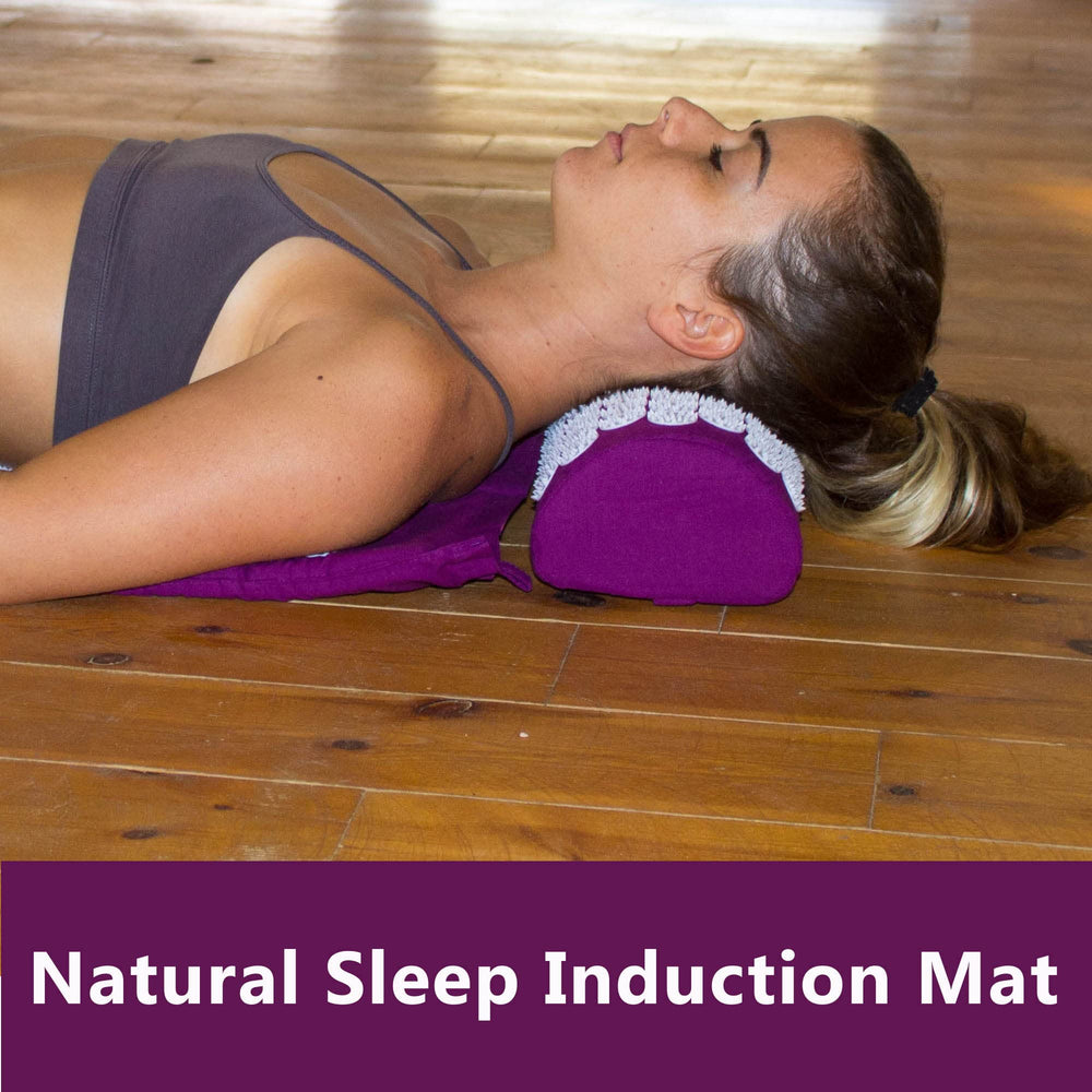 Extended 29-inch acupressure mat setup for use
