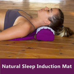 Extended 29-inch acupressure mat setup for use