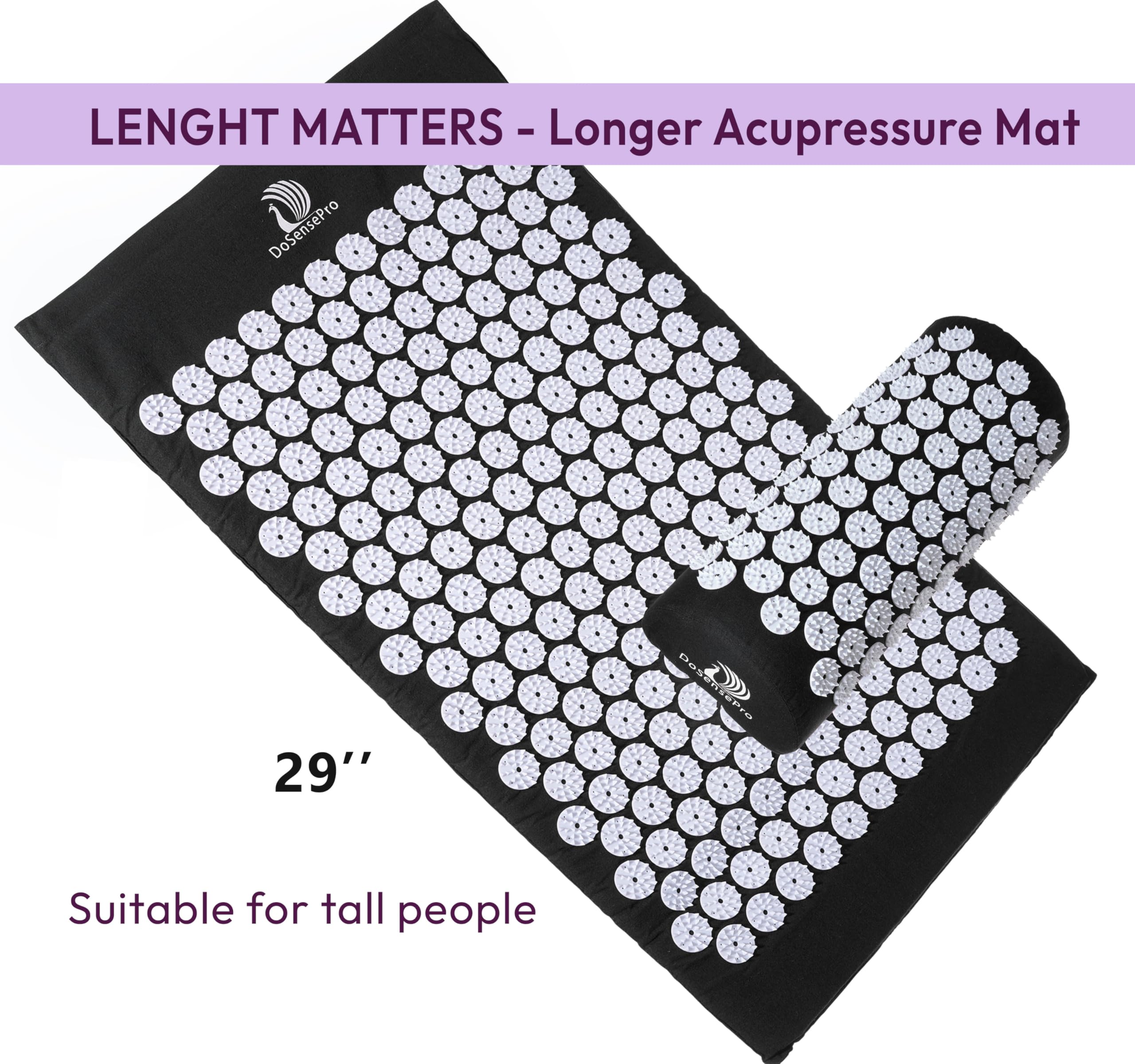 Mat rolled for portability and storage
