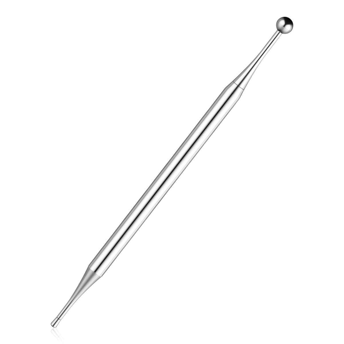 Dual-head acupuncture pen for facial reflexology