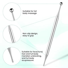 Close-up of small massage head for precision