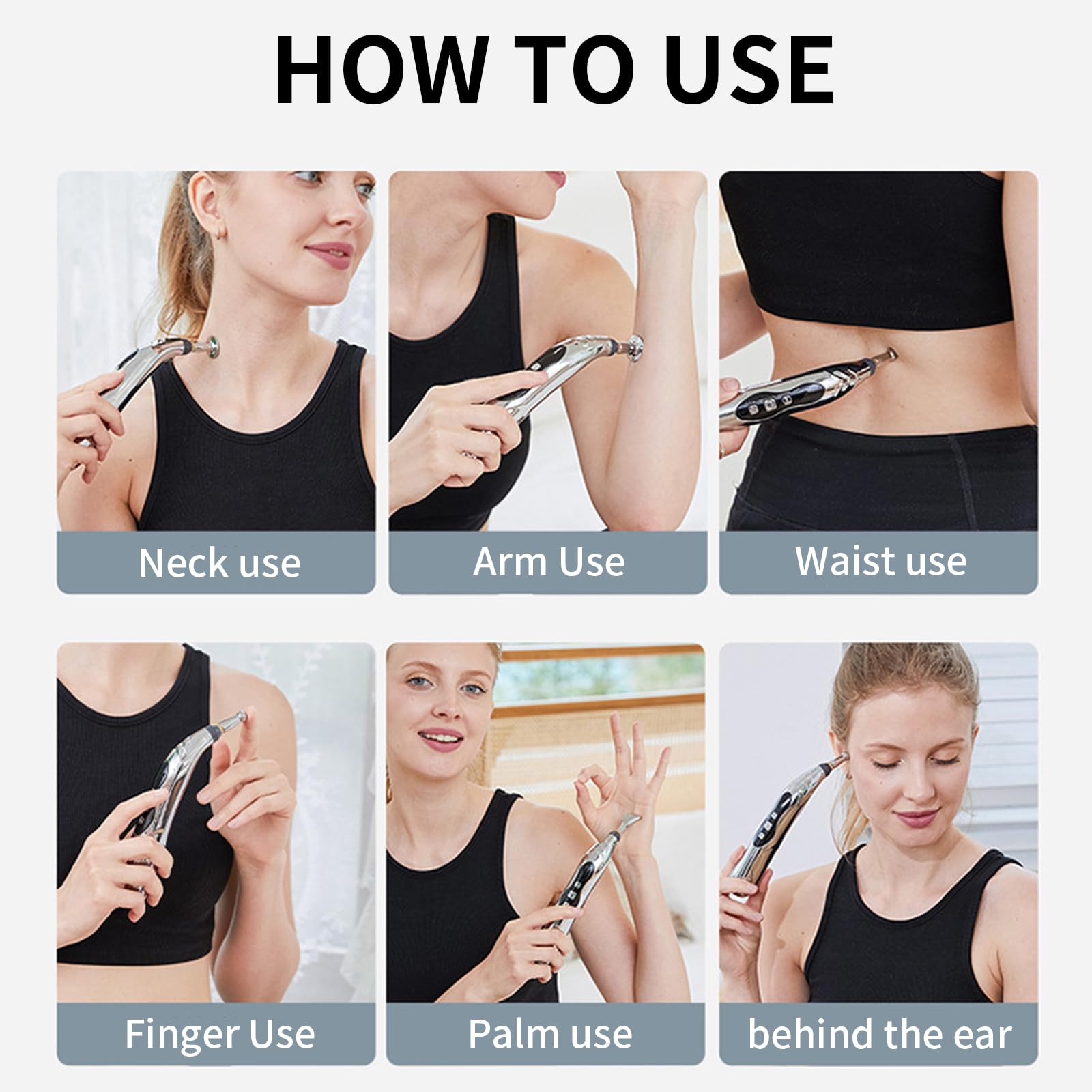 Ergonomic handle for comfortable grip during therapy