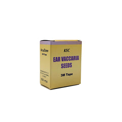 Acuzone ear vaccaria seeds on plastic holders with tan 3M tape