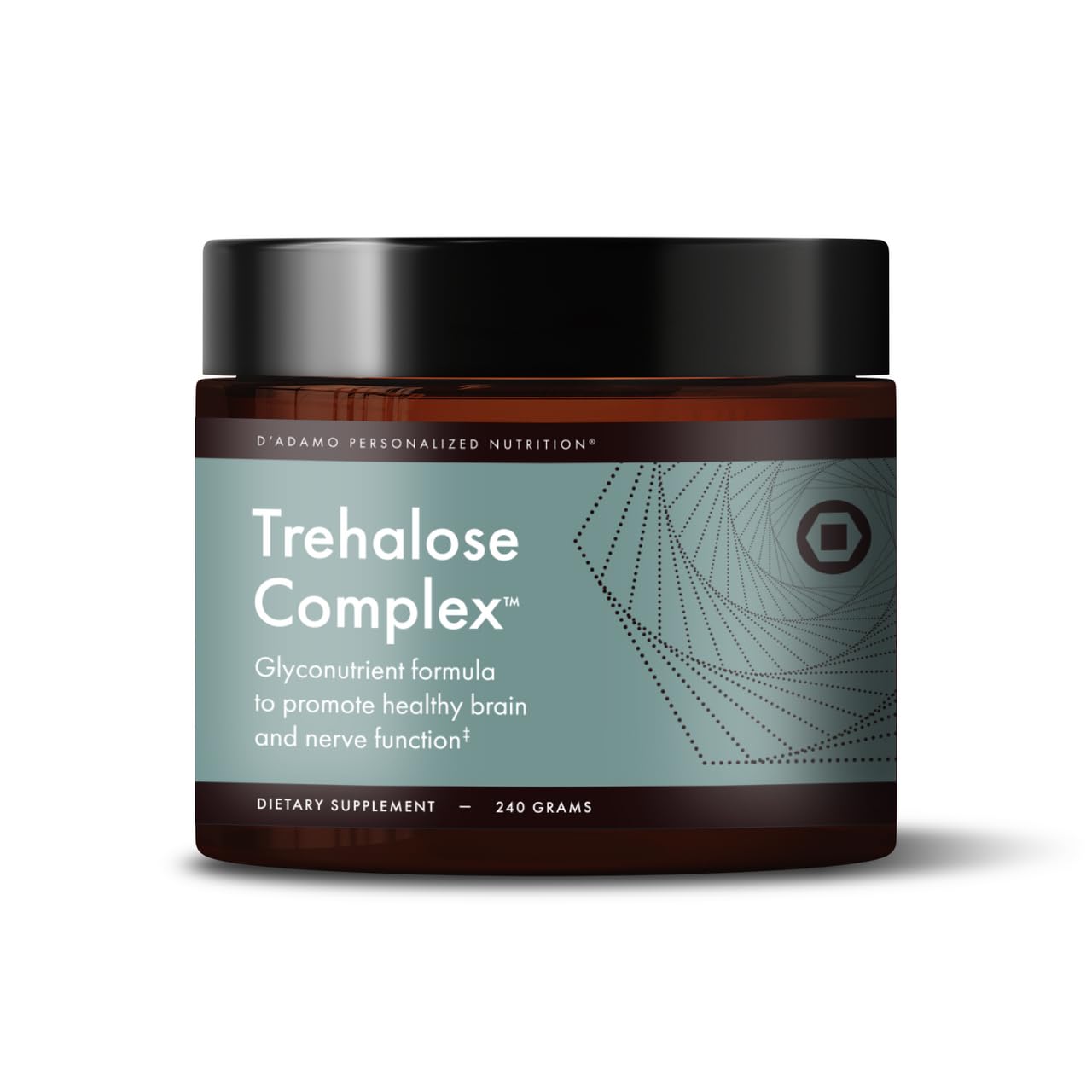 D'Adamo Genoma Trehalose Complex bottle with label