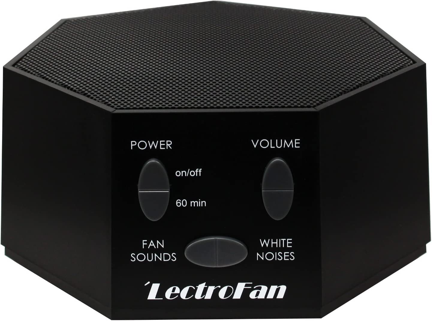 Adaptive Sound Technologies LectroFan Classic compact nightstand setup offering non-looping sleep sounds.