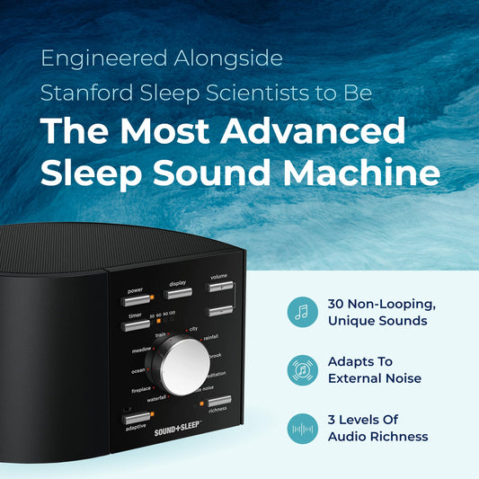 Sound+Sleep 30 non-looping sounds library for immersive bedtime ambience.
