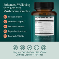 Ashwagandha and adaptogenic mushrooms blend