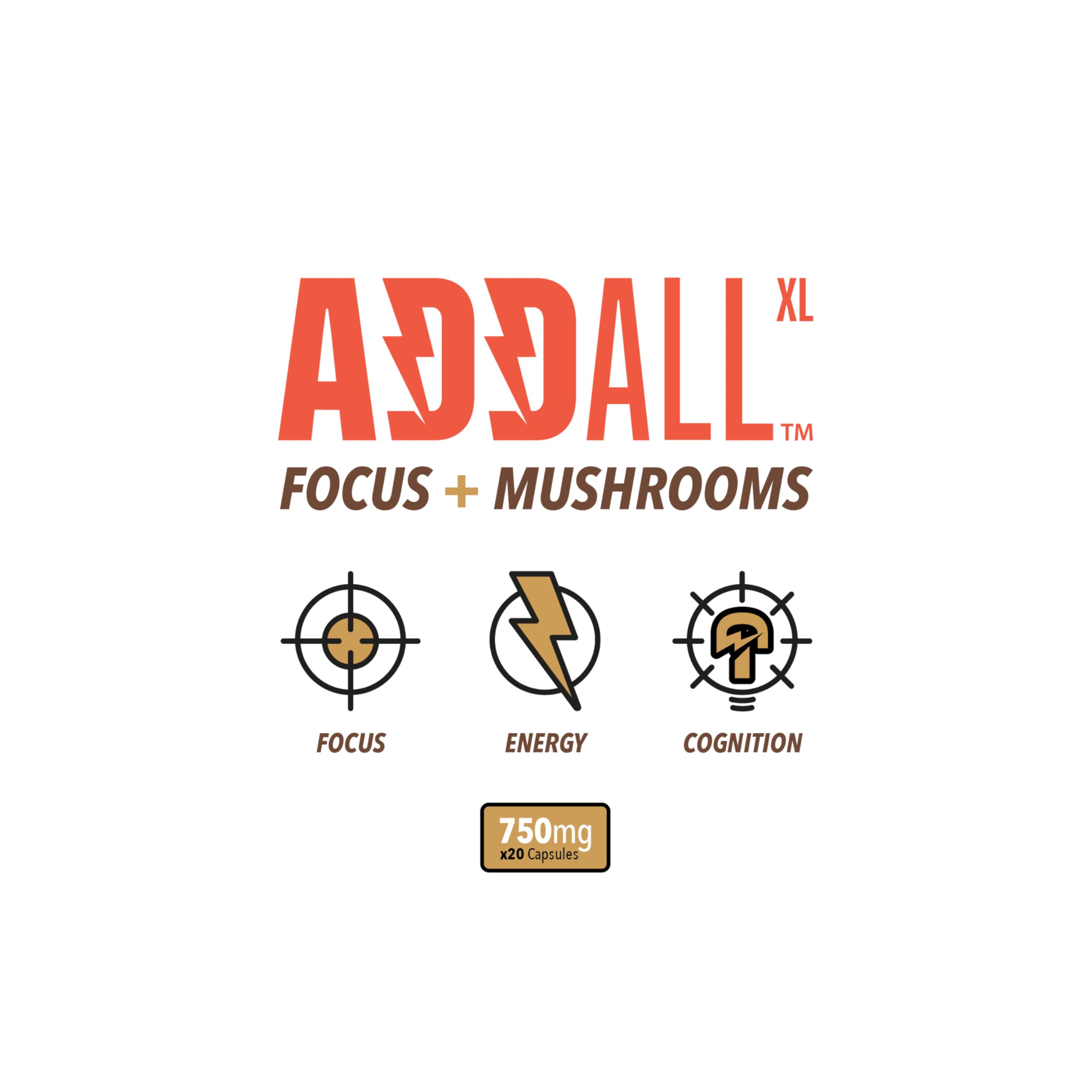 USA-based manufacturing facility producing Addall Focus + Mushrooms Memory Supplement