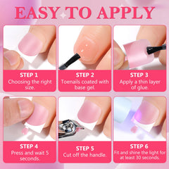 AddFavor portable clear box keeps nails organized while traveling.