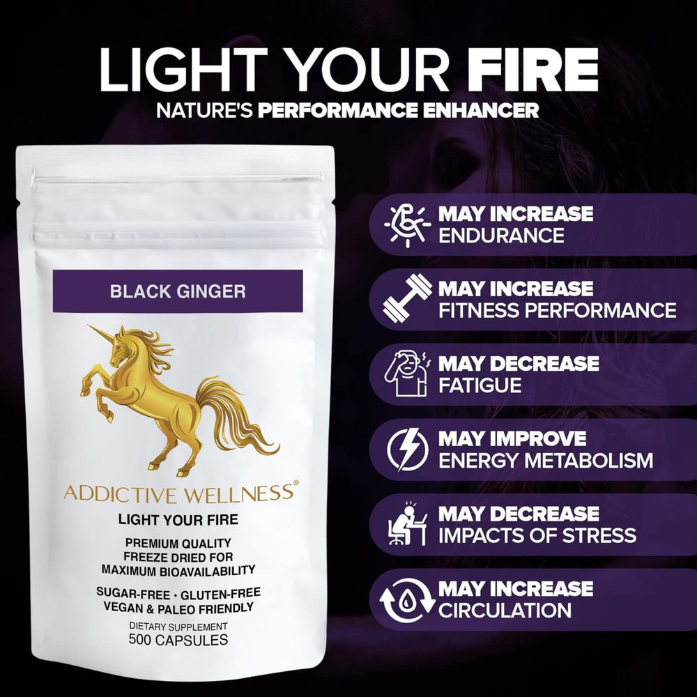 Muay Thai fighter using Addictive Wellness black ginger before workout.