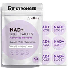 Sealed packaging and storage pouch for Adellina NAD+ Patches
