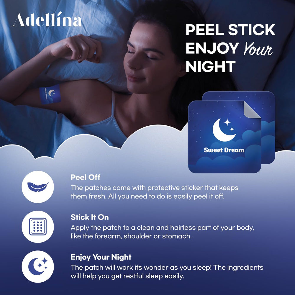 Close-up of Adellina Sleep Patches ingredients