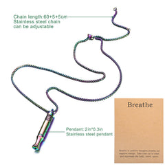 Strong adjustable chain on mindfulness pendant