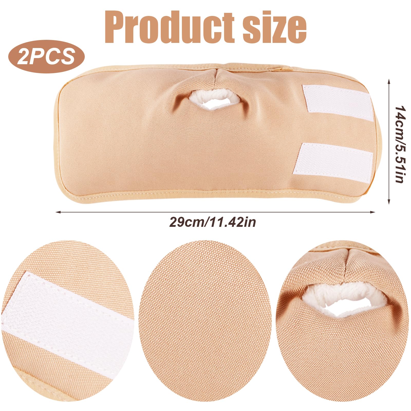 Adjustable hand wrap with castor oil pack