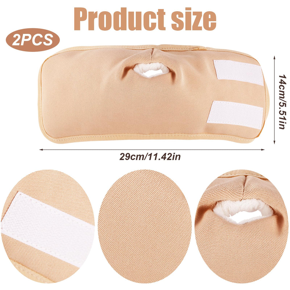 Adjustable hand wrap with castor oil pack