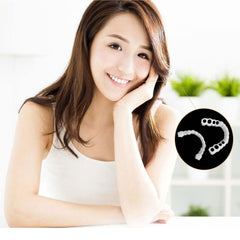 Adjustable smile for women and men in white