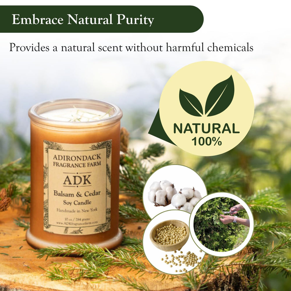 4.5 oz soy wax candle in glass jar