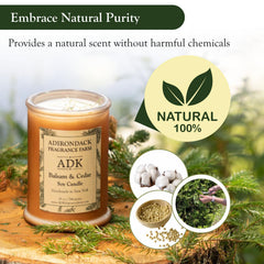 4.5 oz soy wax candle in glass jar