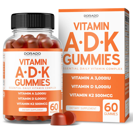 ADK Gummies Vitamin D3 K2 Raspberry 60-count bottle