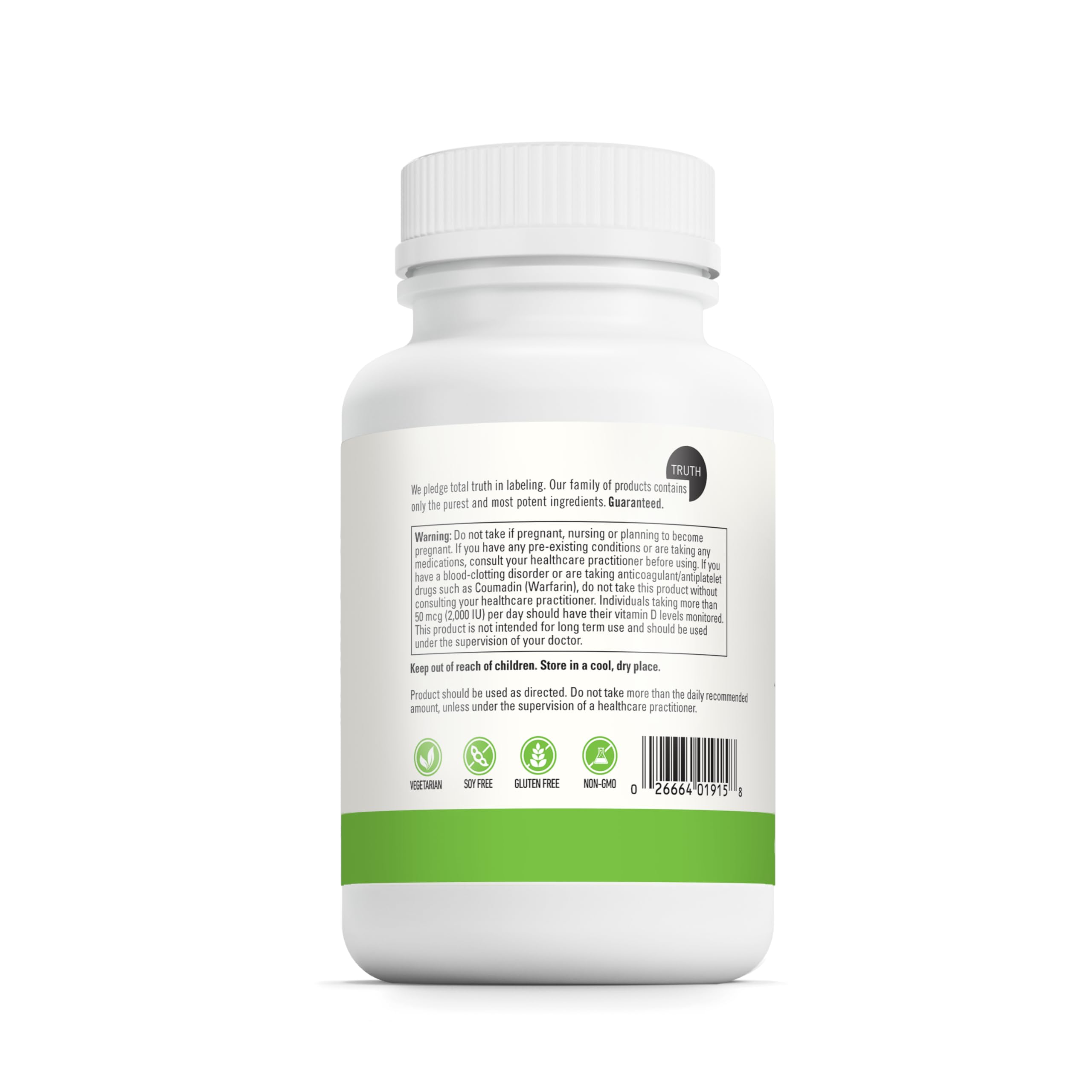 ADK Gummies ingredients and nutrition facts label