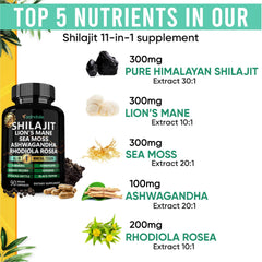 11-in-1 herbal formula featuring Shilajit and botanicals