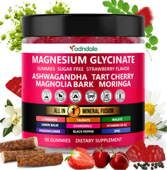 Hero image of Adndale 90-count 15-in-1 Magnesium Glycinate Gummies