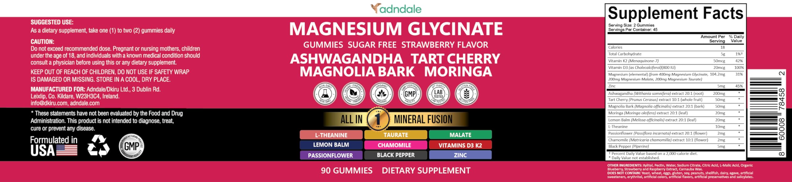 Family-friendly supplement packaging design