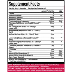 Icons for L-Theanine, Zinc, Vitamin K2 & D3