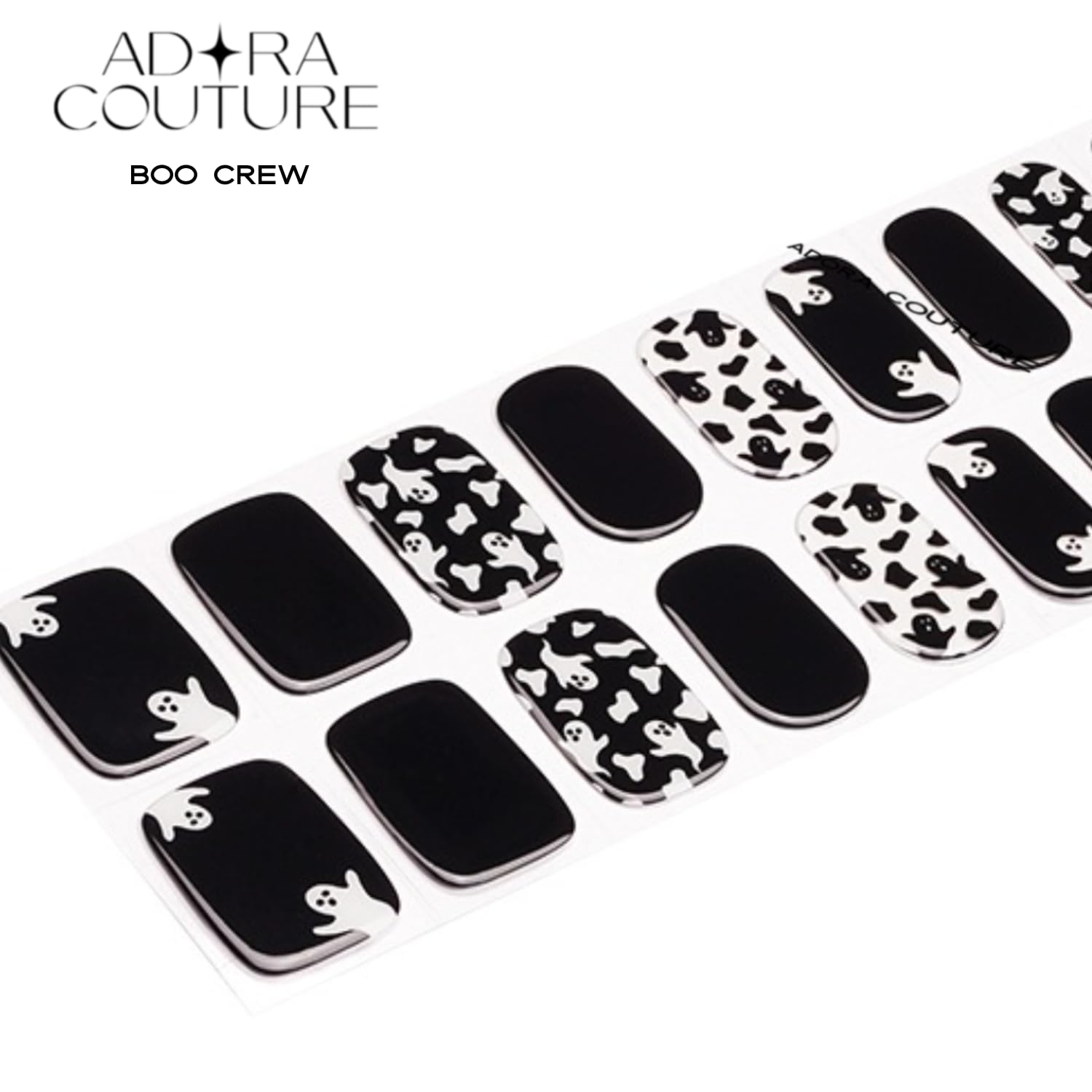 Adora Couture strips deliver a long-lasting, durable finish on nails.