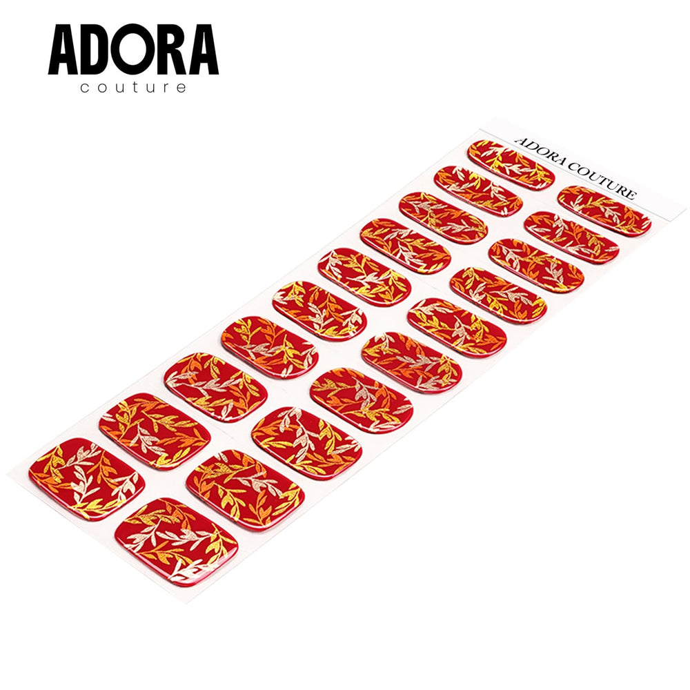 Adora Couture easy-apply gel strips, no topcoat needed