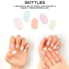 Adora Couture gel nail strips enabling quick, easy at-home application