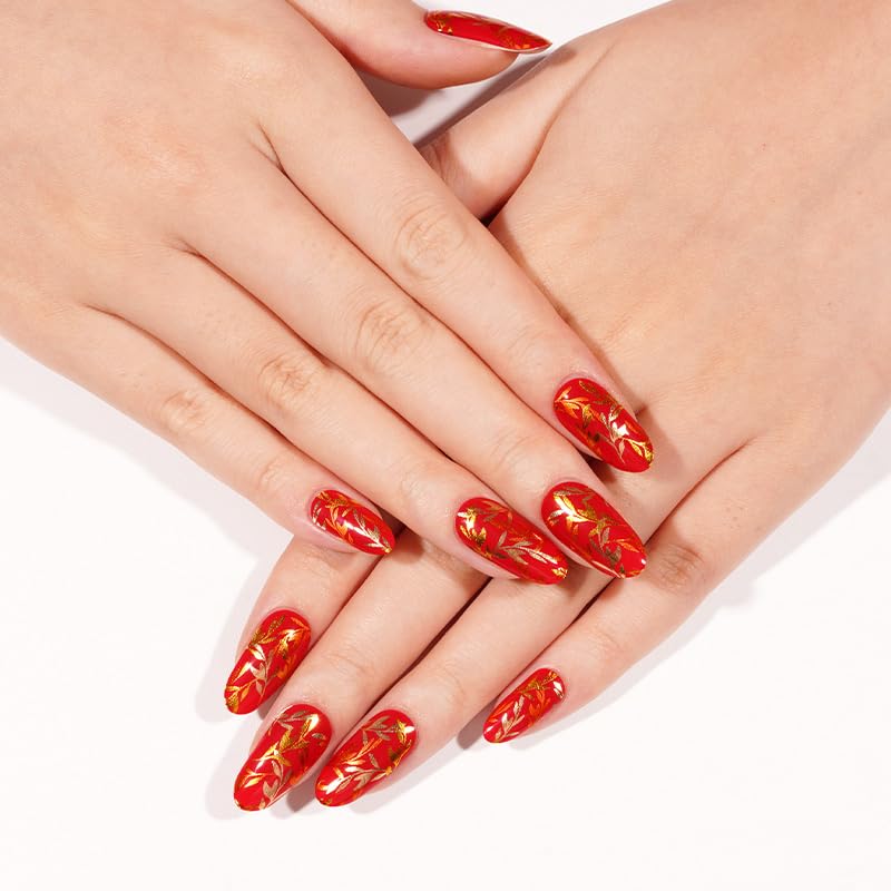 Adora Couture gel nail strips cured under UV light for long wear