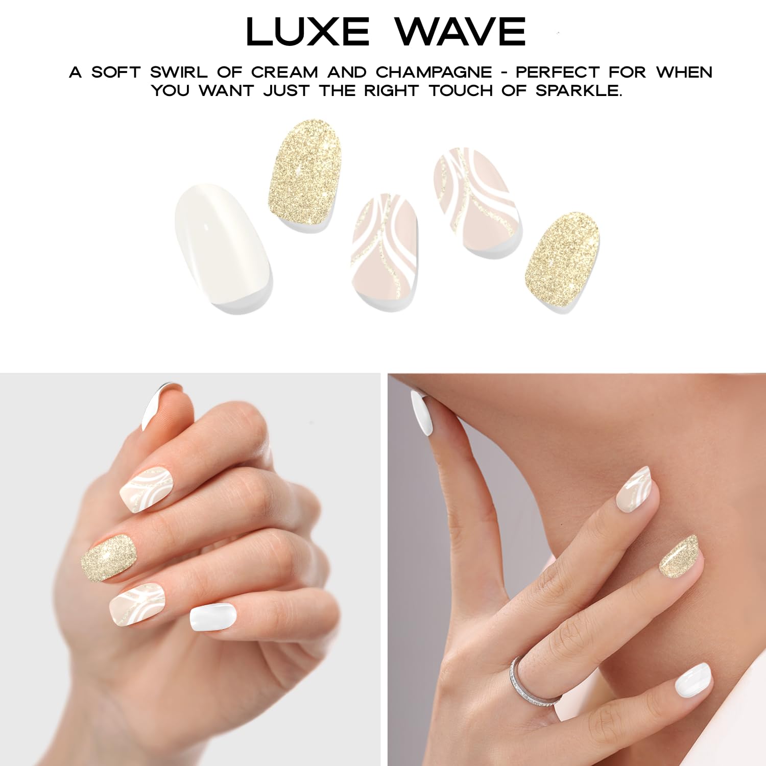 Adora Couture gel strip application kit with prep pads for easy nails.