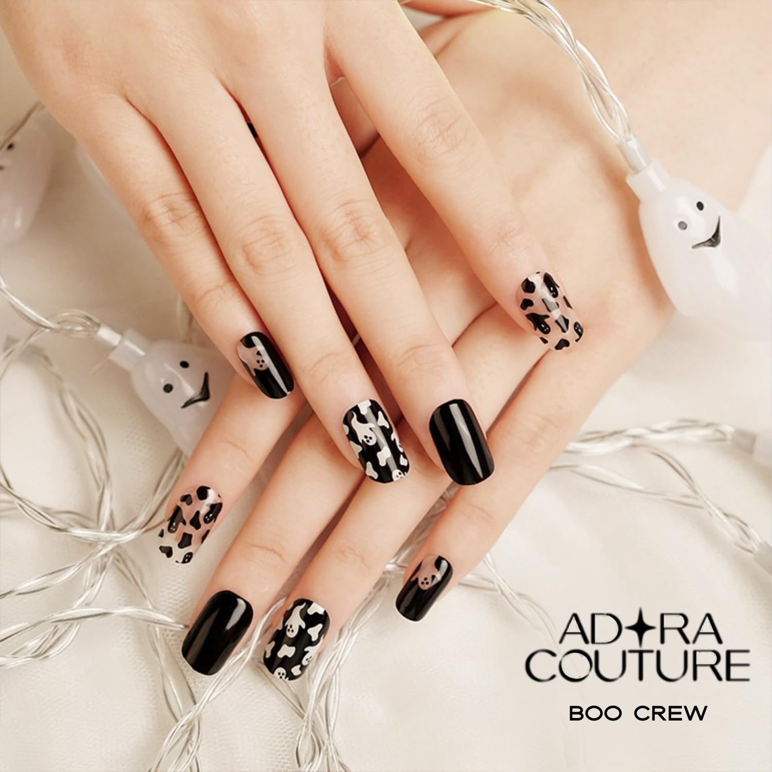 Adora Couture includes prep pad, nail file, and wooden stick for setup.