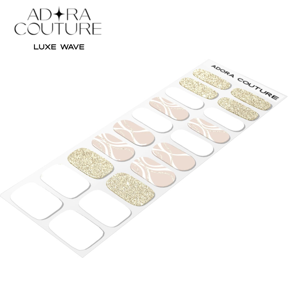 Adora Couture long-lasting gel strips deliver chip-free wear with gloss.