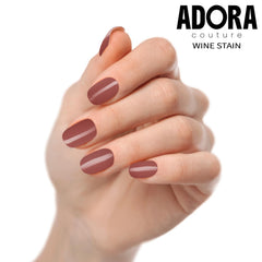 Adora Couture Solid Color gel nail strips deliver durable, glossy nails