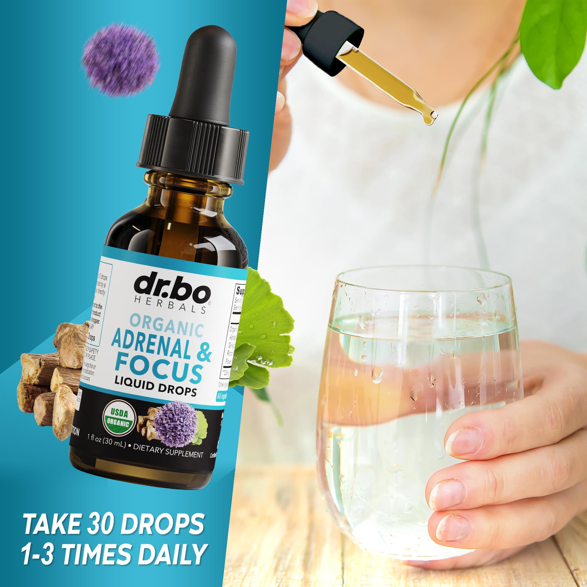 Adrenal Support Drops - suitable for kids