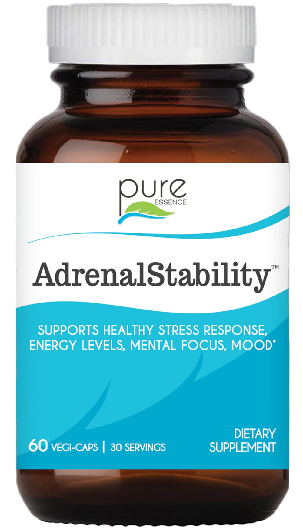 Bottle of Adrenal Stability with 60 capsules