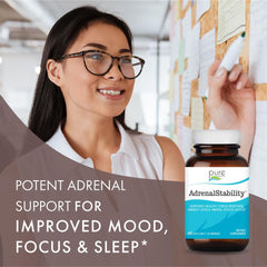 Person feeling calm and energized after taking Adrenal Stability