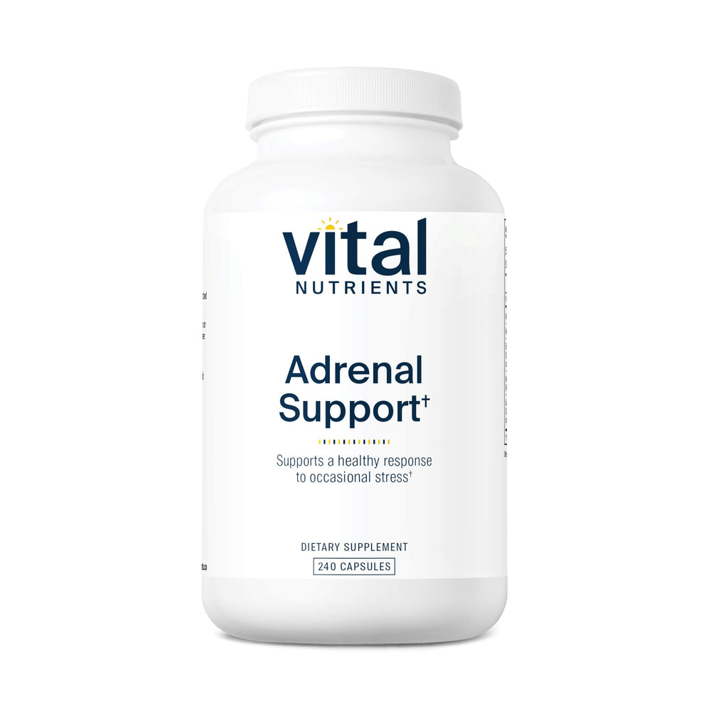 Vital Nutrients Adrenal Support bottle and label