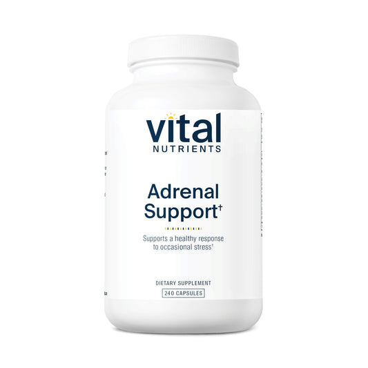 Vital Nutrients Adrenal Support bottle and label
