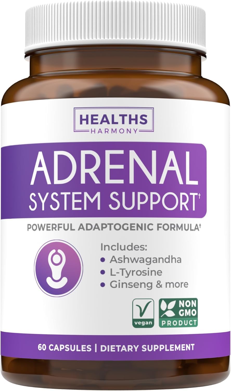 Adrenal System Support bottle front view