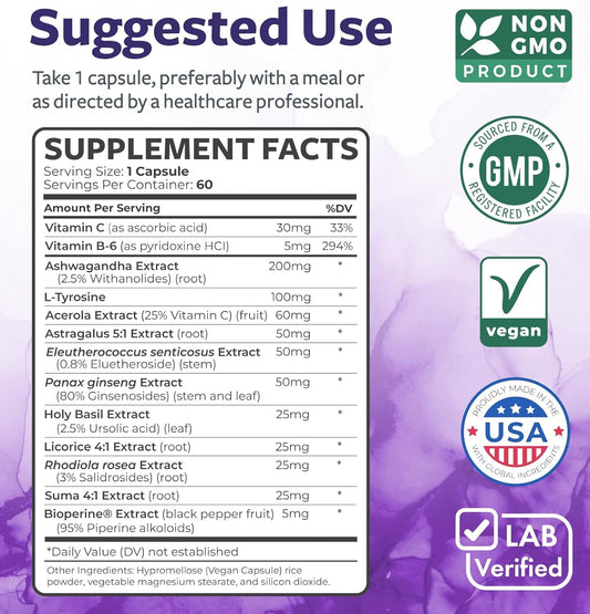 Close-up of Adrenal System Support capsules
